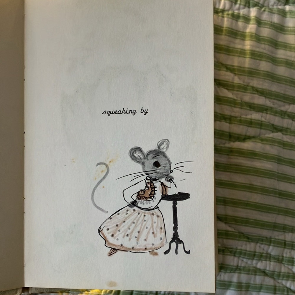 SQUEAKING BY by   ROSALIND WELCHER Panda Prints , Inc NY hardcover book - Picture 9 of 16